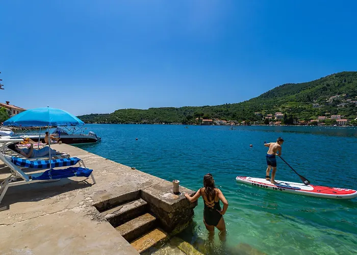 Sunny Seafront With Sunbeds! Unique Zaton (Dubrovnik-Neretva)